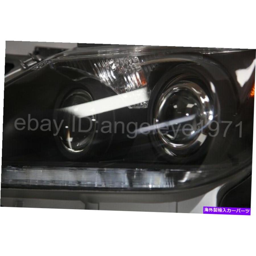 USヘッドライト LEXUS LX570 LEDヘッドランプ2012~2014年黒ハウジング
