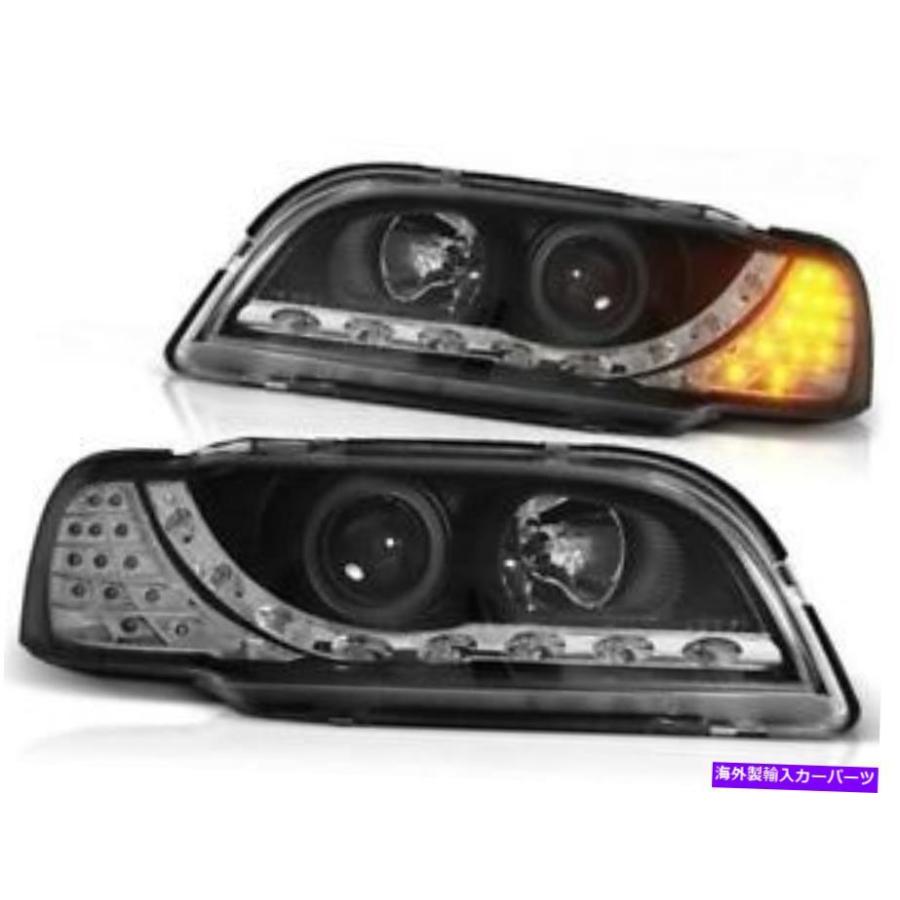 USヘッドライト LED DRLを持つブラックデイタイムランニングLED DRL 
