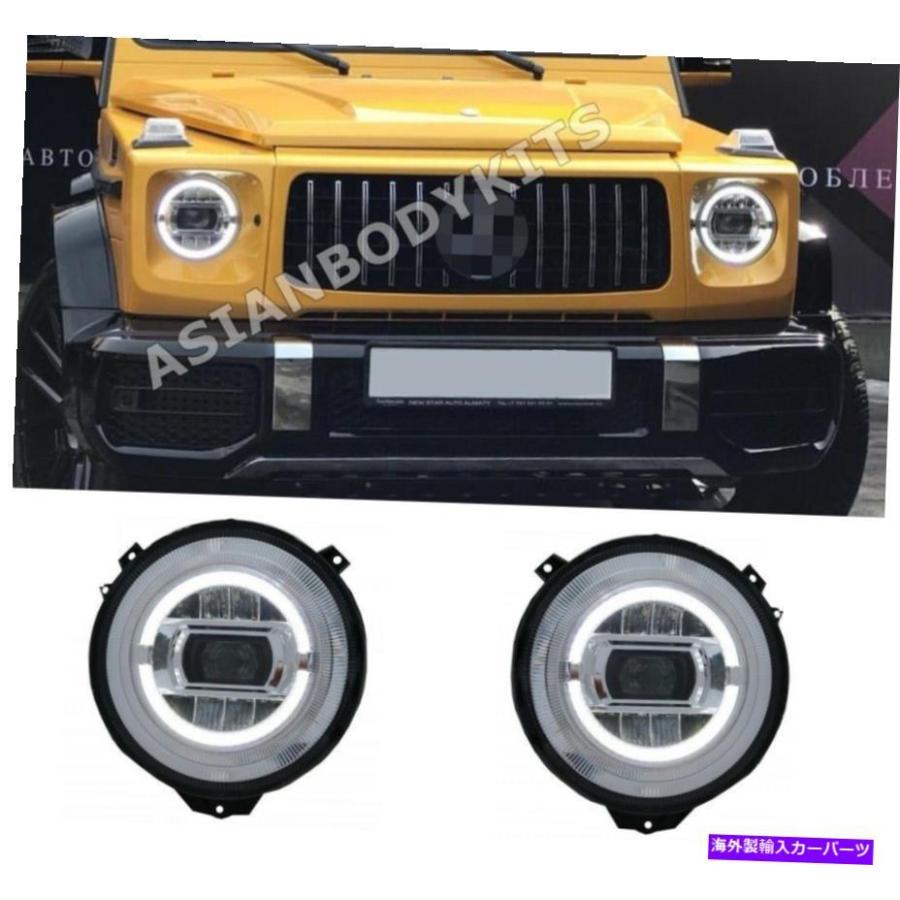 USヘッドライト メルセデスベンツGクラスW463 LEDヘッドライト