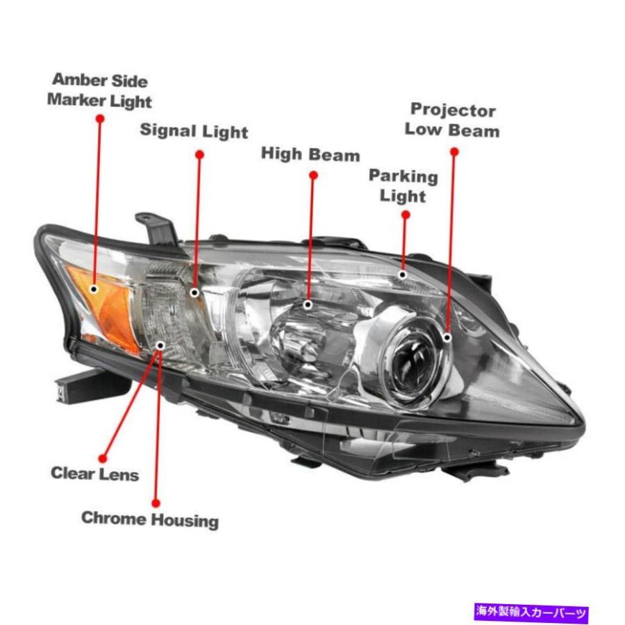 USヘッドライト 10 11 12 LEXUS RX350 [HID / AFS]プロジェクター