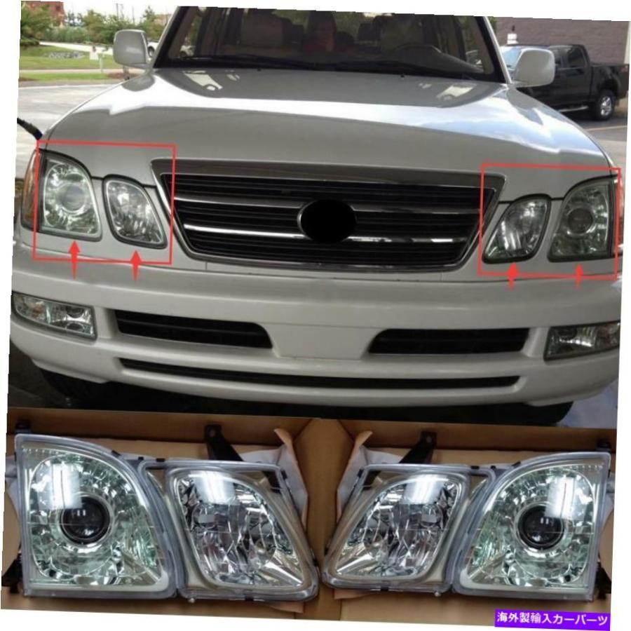 USヘッドライト Lexus LX470 1998-2007のための左右フロントヘッド 