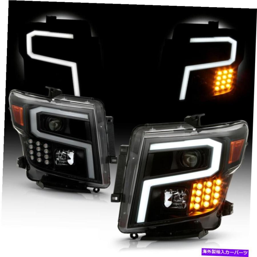 USヘッドライト [ダークスモーク] 16-21日産タイタン/ XDハロゲン用LED 