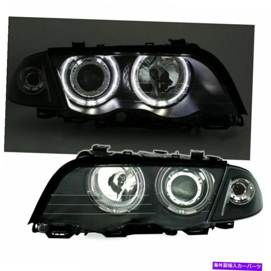 E46 angel eye BMW 3 Series E46 V1 DTM LED Angel Eye Kit