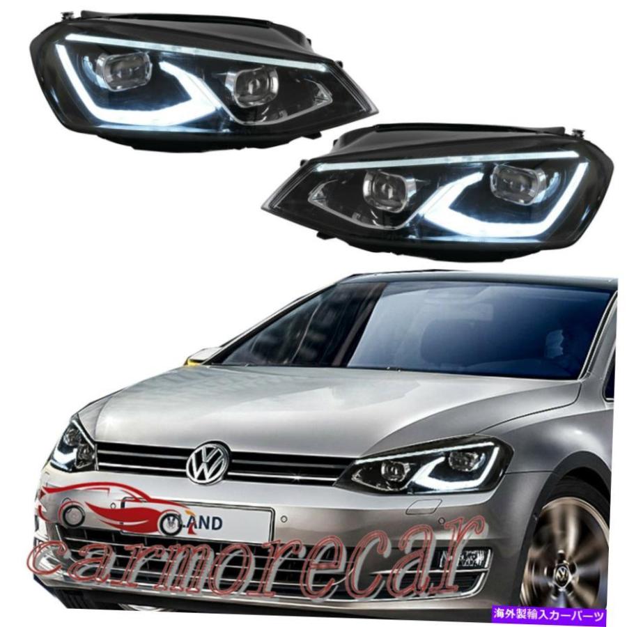 USヘッドライト VW Golf MK7 2015-17「MK8スタイル」のスタートアップ
