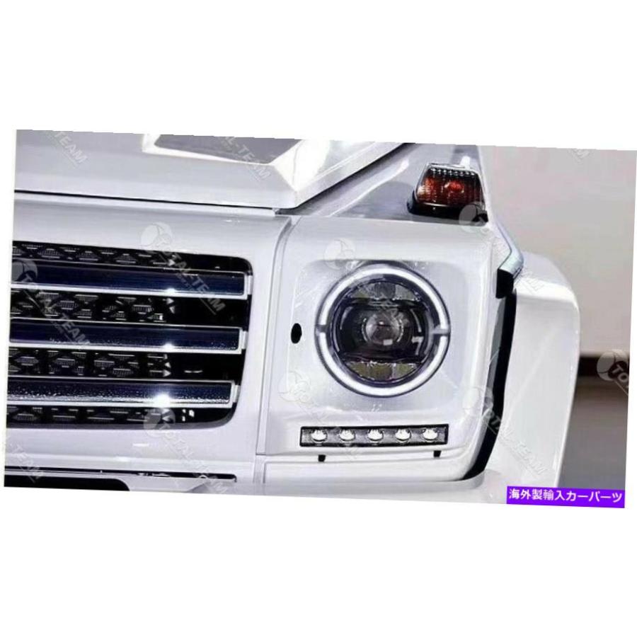 USヘッドライト 2007-2017メルセデスベンツGクラスW463 G500 G55 G63の