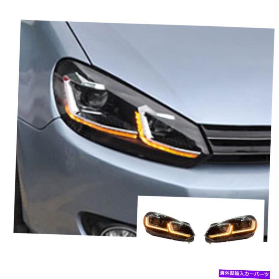 USヘッドライト VWゴルフ6 LEDヘッドライトLED DRL 09-13 OEM USヘッドライト VWゴルフ6 LEDヘッドライトLED DRL 09-13 OEM