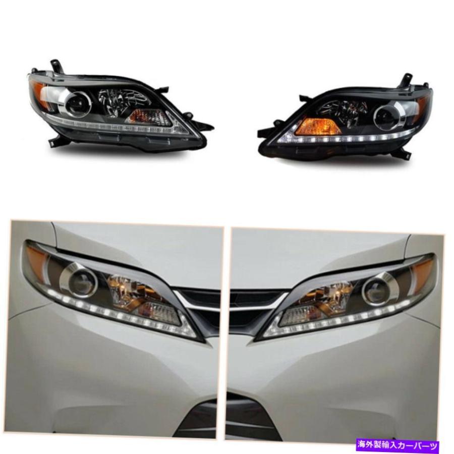 USヘッドライト Toyota Sienna 11-16 LED DRLのLEDヘッドライト 