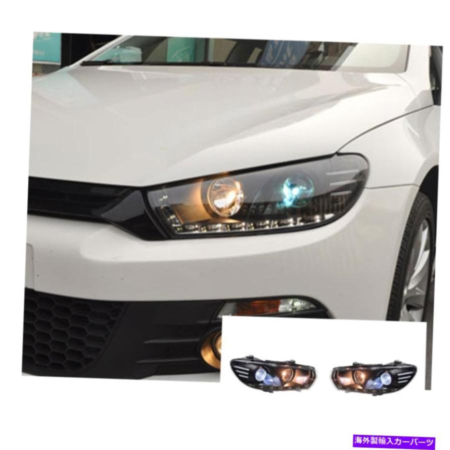 USヘッドライト VW Scirocco LEDヘッドライトLED DRL 09-15 LED For
