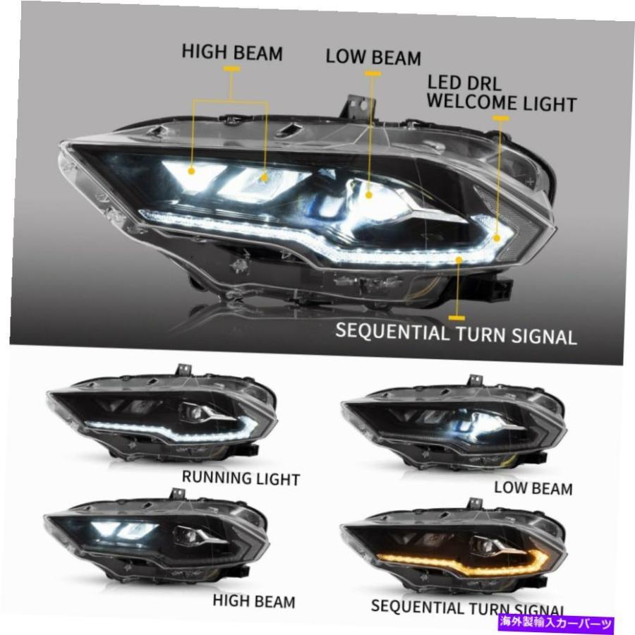 USヘッドライト フォードマスタング2018-2021プロジェクターアセンブリ