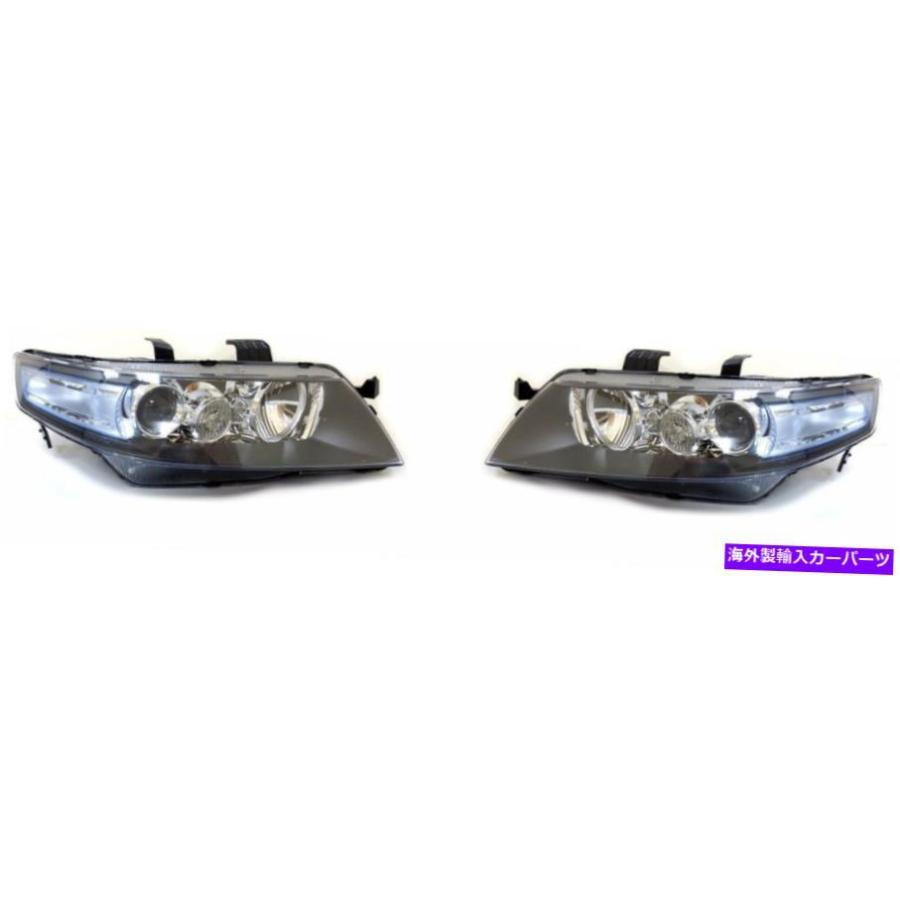USヘッドライト ホンダアコードAcura TSXヘッドライト左右ペアNew 2006