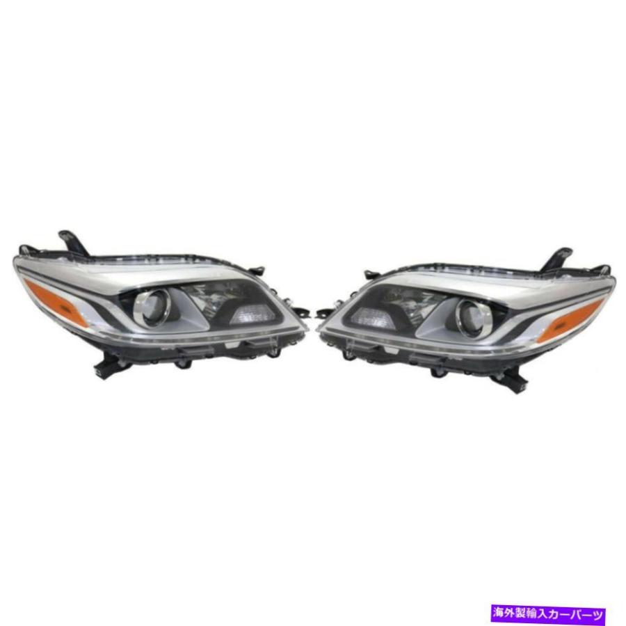 北米トヨタ純正　シエナ（XL30系）用ヘッドライト左右 北米トヨタ純正シエナ（XL30系）用ヘッドライト左右