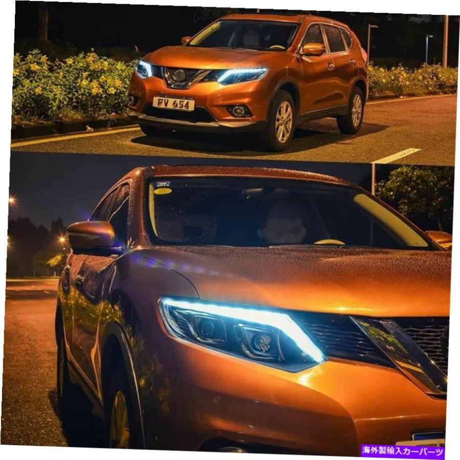 USヘッドライト Nissan X-Trail 14+のための回転信号LEDヘッドライト