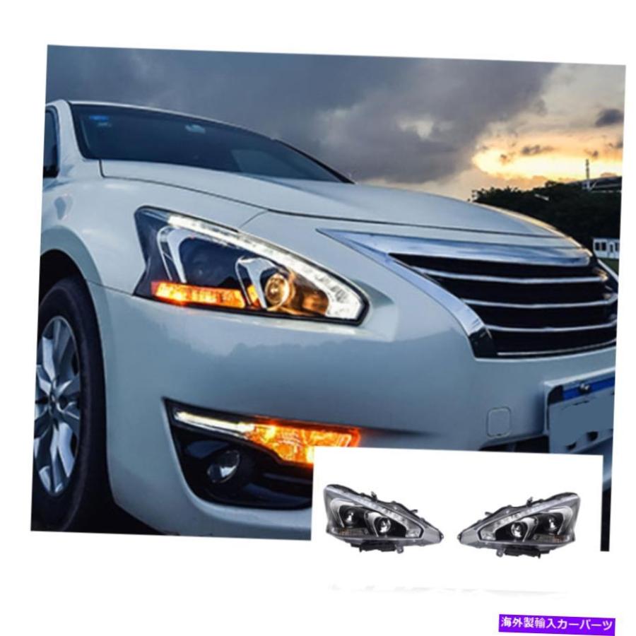 USヘッドライト 日産ALTIMA LEDヘッドライトLED DRL 1315のOEMヘッドライト順次 For Nissan Altima