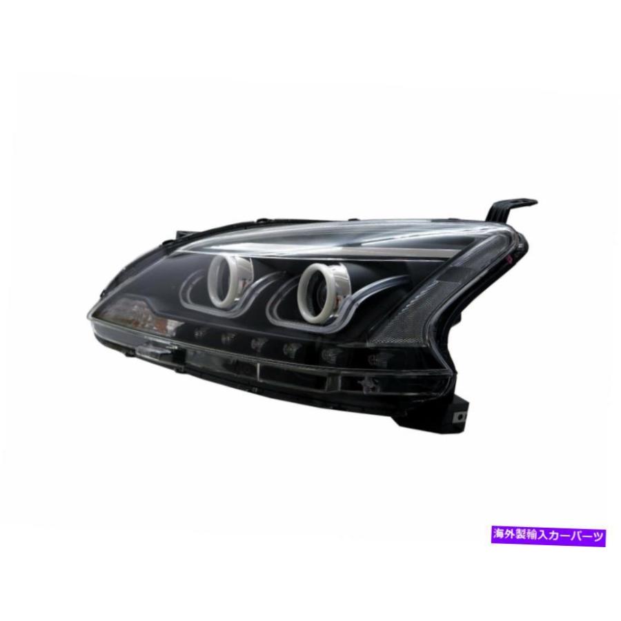 USヘッドライト Sentra B17 13-ON 4D Cotton Halo Devil Eye Projector