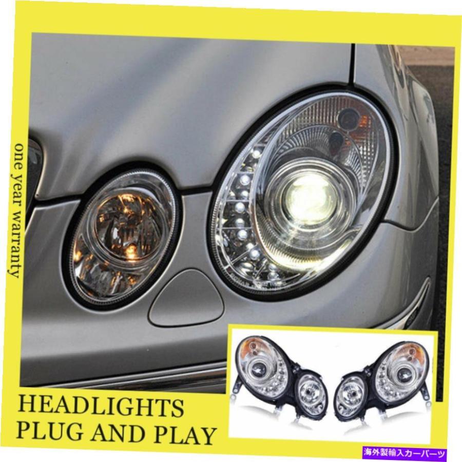 USヘッドライト ベンツW211ヘッドライトダブルキセノンビームHID 
