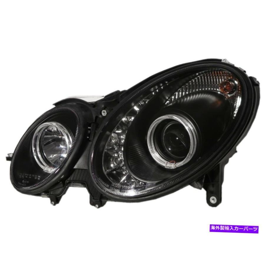 メルセデスベンツ　Eクラス　W211 ヘッドライト　 ヘッドランプ 左右セット USヘッドライト EクラスW211 MK3 02-06ガイドLED Angel-Eyeヘッド