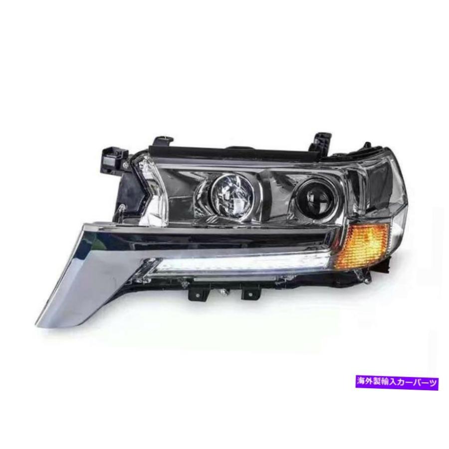 ランドクルーザーヘッドライト LC200 FJ200 LED 中期12-15 USヘッドライト ランドクルーザーLC200 2016セットフロントLEDヘッド