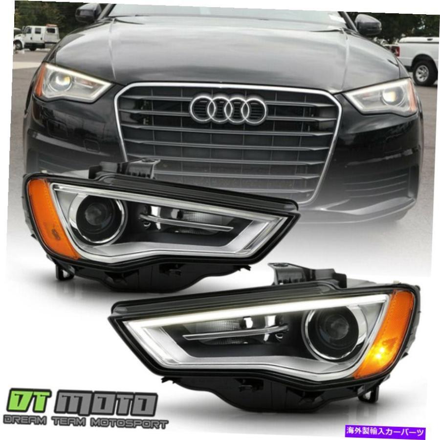 USヘッドライト 2015-2016アウディA3 S3 HID / Xenon Non-AFS LED DRL