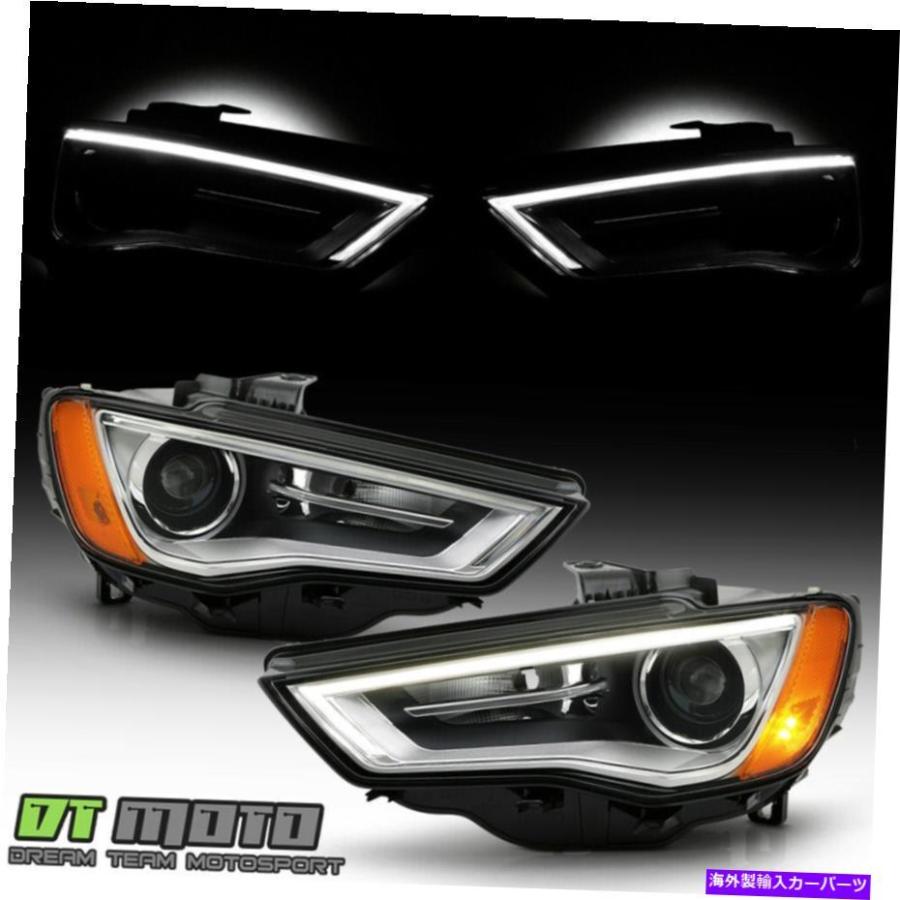 USヘッドライト 2015-2016アウディA3 S3 HID / Xenon Non-AFS LED DRL