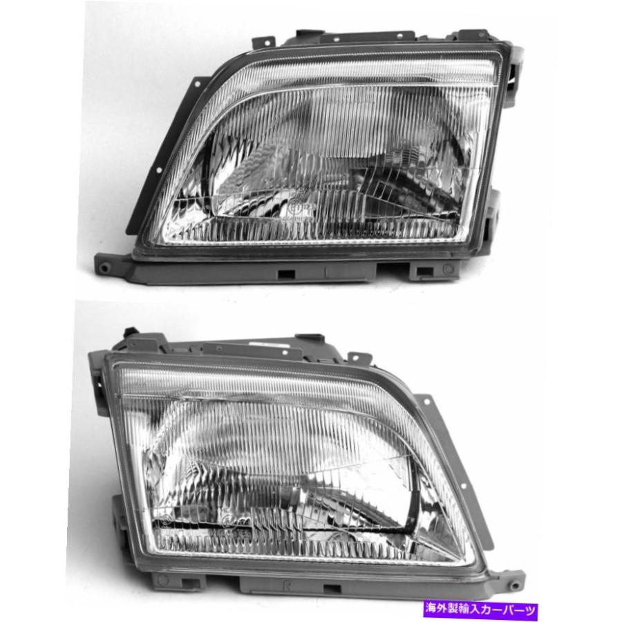 USヘッドライト 本物のメルセデスベンツヘッドライト左右セットSL R129