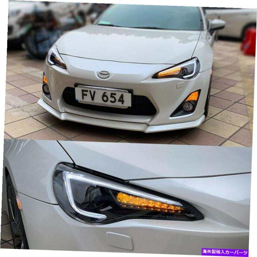 USヘッドライト トヨタ86 2012-18用の回転信号LEDヘッドライトDRLS BI