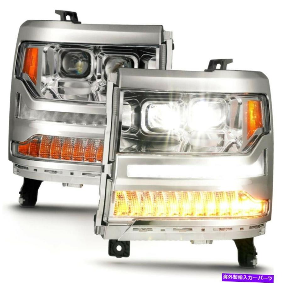 USヘッドライト 111421 Anzo Headlight Lampのドライバー＆旅客辺Chevy LH Rh Chevrolet 111421 Anzo Headlight Lamp Driver & Passenger Side New fo
