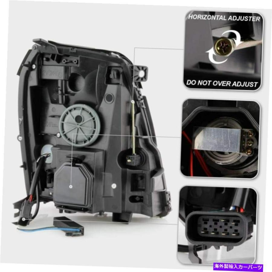 USヘッドライト 2007-2014キャデラックエスカレード/ HIDモデル