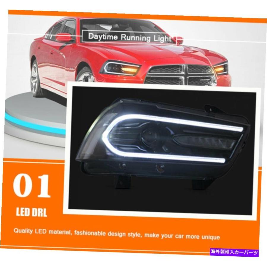 USヘッドライト Dodge Charger LEDヘッドライトプロジェクターHID LED