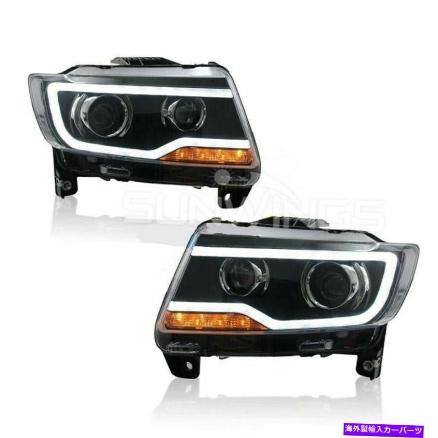 USヘッドライト 20112013ジープグランドチェロキーフロントバンパーLED BiXenonランプのためのHIDヘッドライト HID