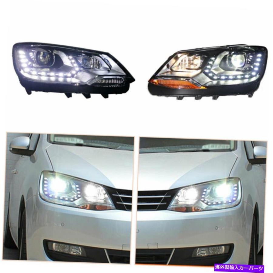 USヘッドライト HIDヘッドライトVW Sharan 12-18 LED DRLのLED DRLを