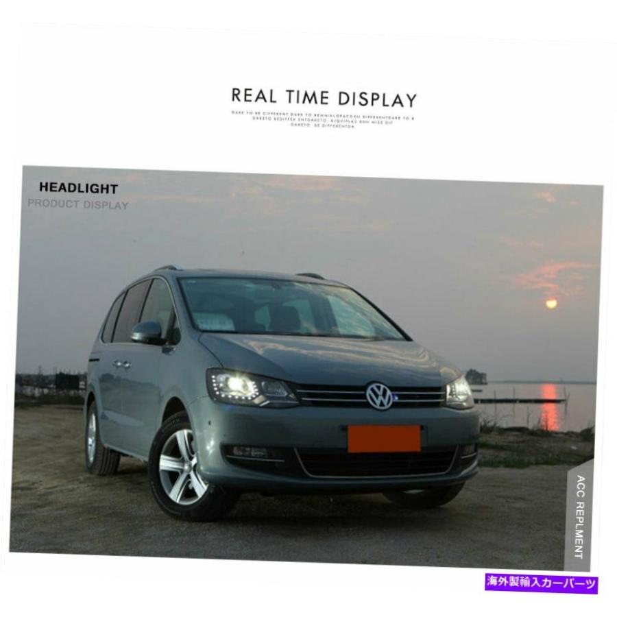 USヘッドライト HIDヘッドライトVW Sharan 12-18 LED DRLのLED DRLを