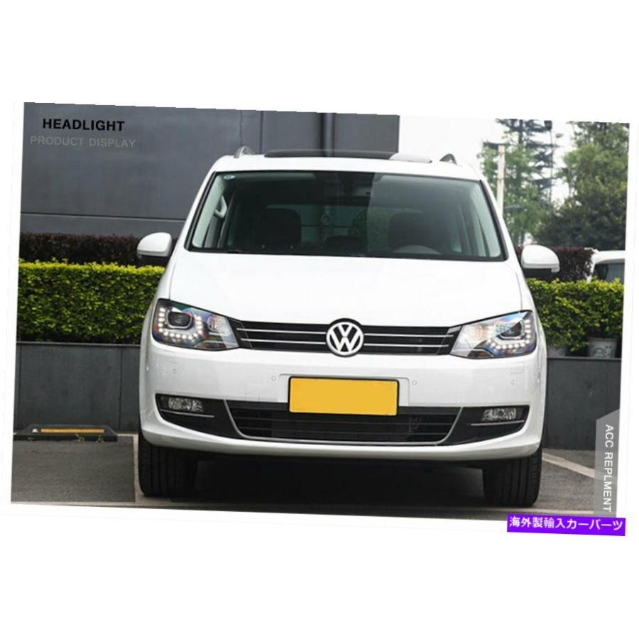 USヘッドライト HIDヘッドライトVW Sharan 12-18 LED DRLのLED DRLを