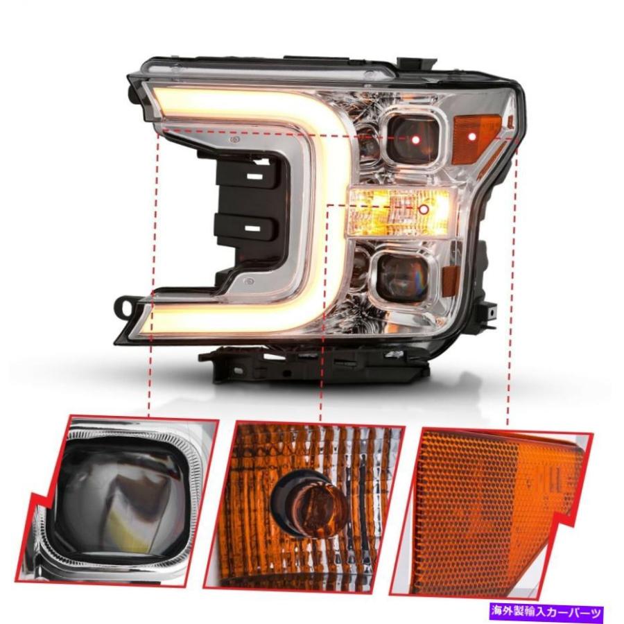 日本買付 USヘッドライト Anzo USA 111401プロジェクターヘッドライトセット18-19 F-150 Anzo USA 111401 Projector Headlight Set Fits 18-19 F-150