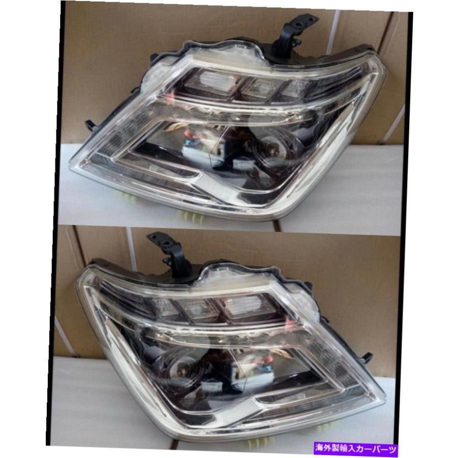 USヘッドライト 日産巡回20102017のための2 * Y62ヘッドライト低アップグレード高設定LED 2* Y62 Headlight