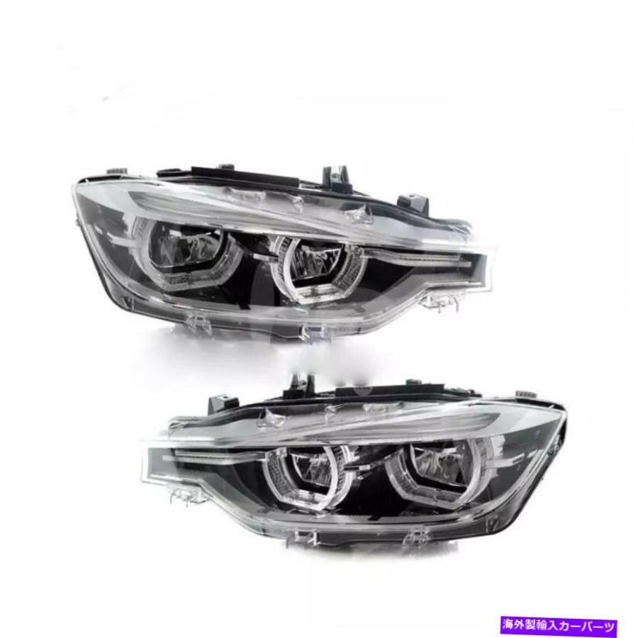 USヘッドライト Halogen BMW F30 RetoFitヘッドライトフルLEDペア完全