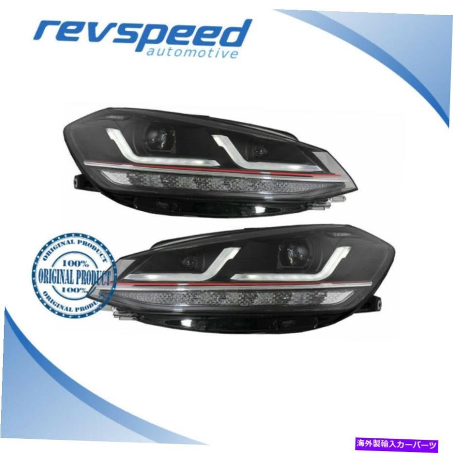 USヘッドライト VWフォルクスワーゲンゴルフVII 7.5 FaceLift 17