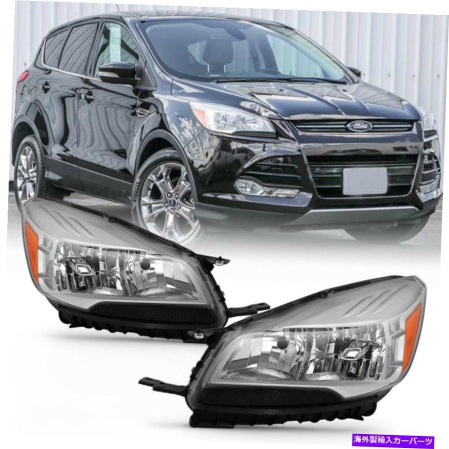 USヘッドライト 13-15フォードエスケープkuga [ファクトリースタイル 