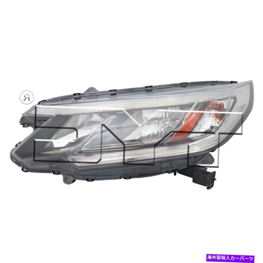 USヘッドライト 15-16ホンダCR-V LX用ハロゲンw / o LED DRLヘッド