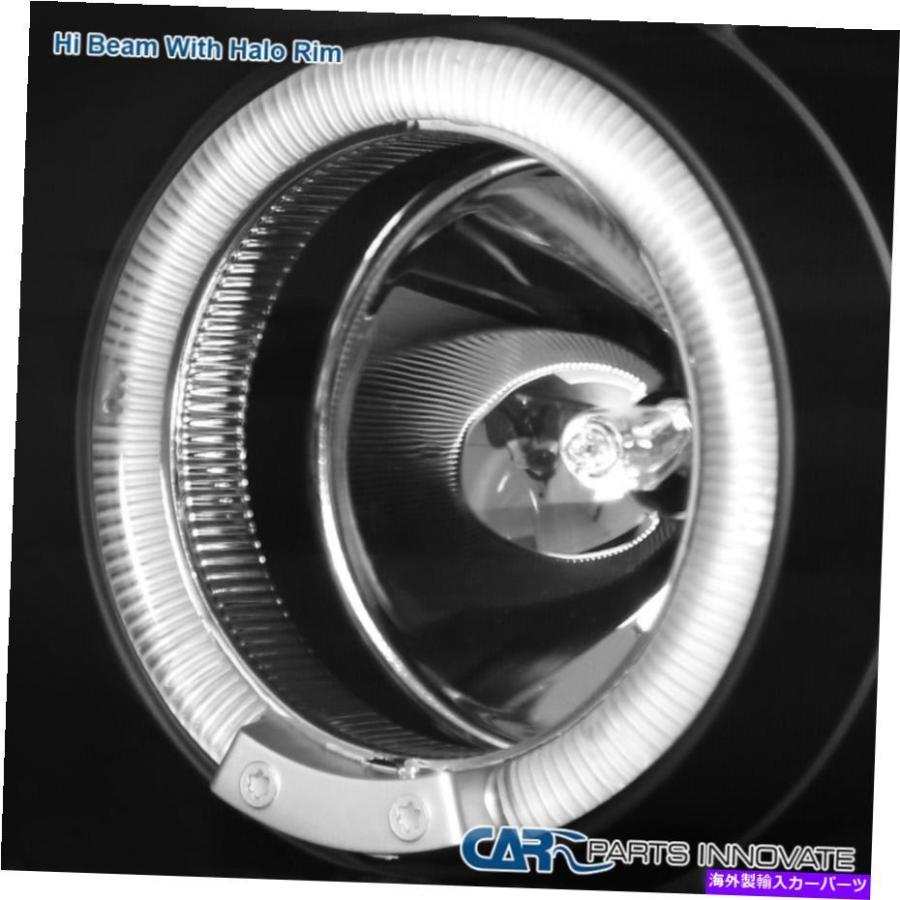 USヘッドライト 04-09 Honda S2000 S2K AP2交換黒LED Halo