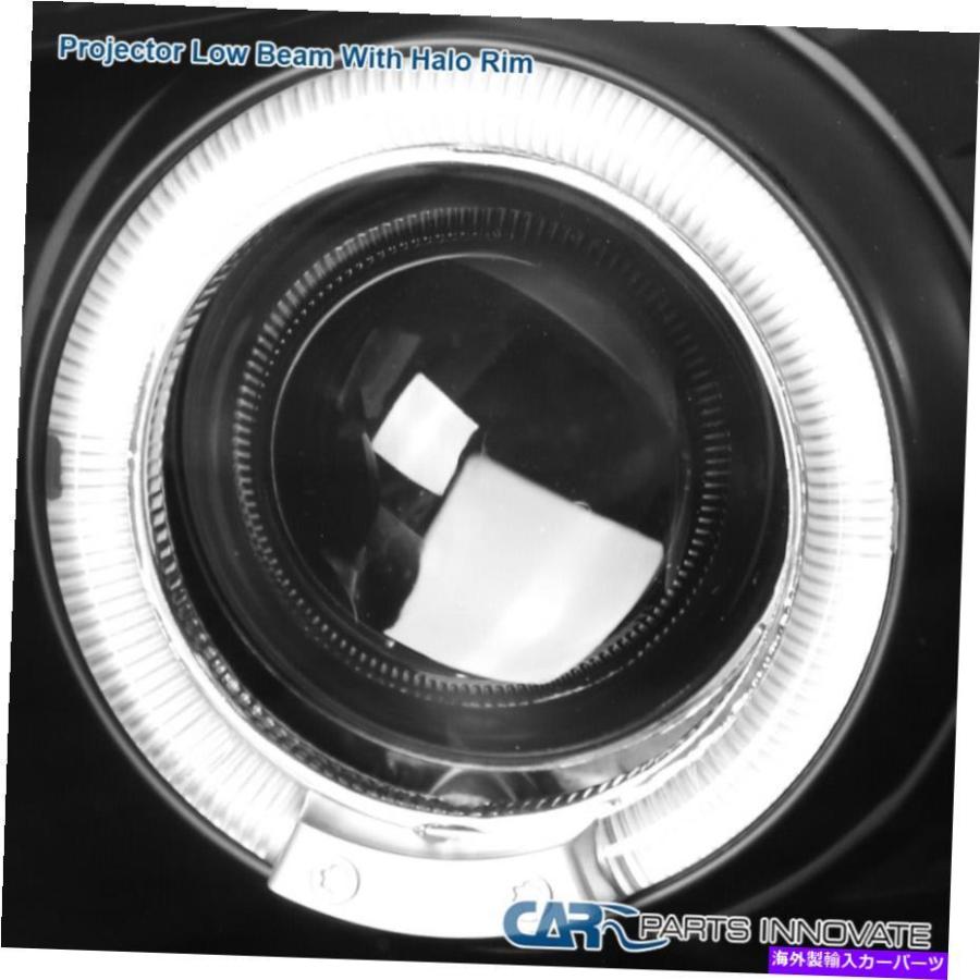 USヘッドライト 04-09 Honda S2000 S2K AP2交換黒LED Halo