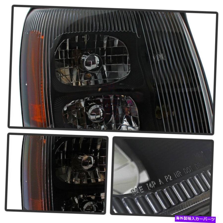 美品 黄ばみなし エスカレード ヘッドライト左右 02〜06 ESCALADE