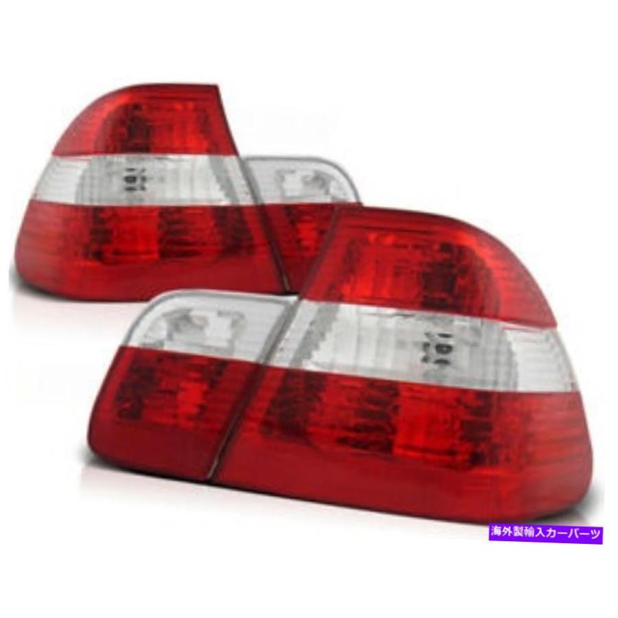  3シリーズ E46セダン用　テールランプ 赤 クリア 4個セット USテールライト BMW 3シリーズE46セダン2001-2003 2004 2005 VR-1766赤