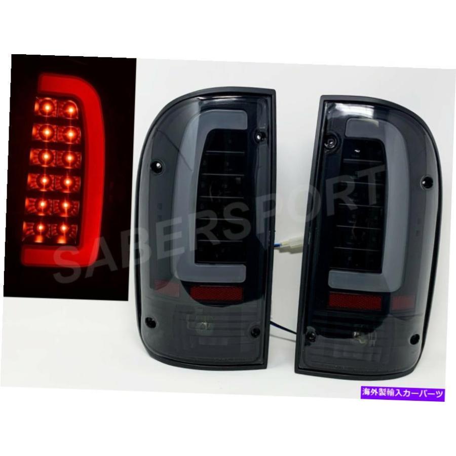USテールライト 1995年から2000年のトヨタタコマ2WD 4WDのペアブラック