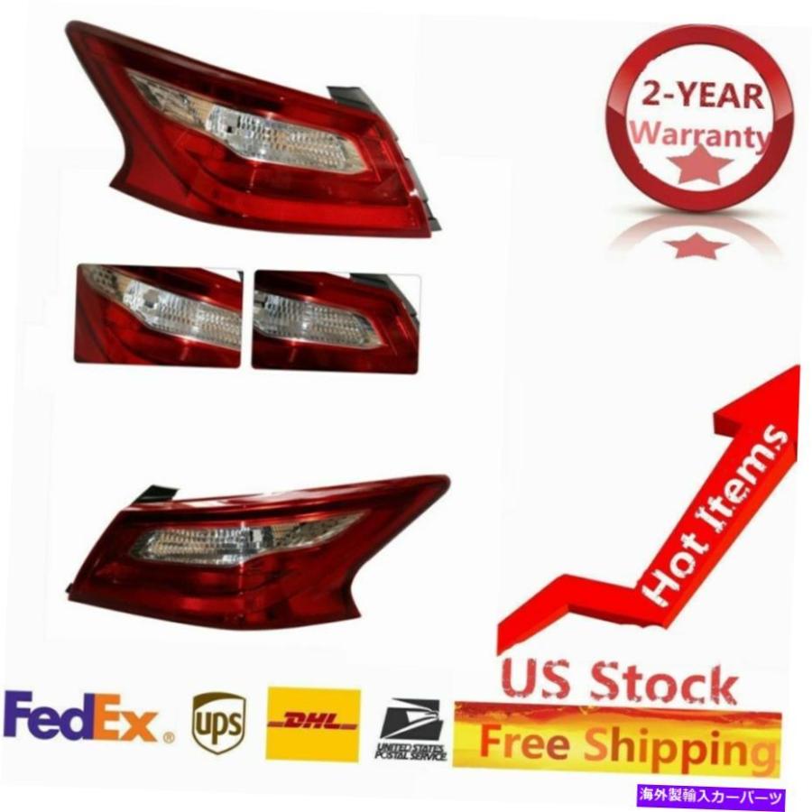 USテールライト ：16 2018日産アルティマ左右外側コーナーテールライトブレーキランプ3.5L FOR 16 2018 Nissan