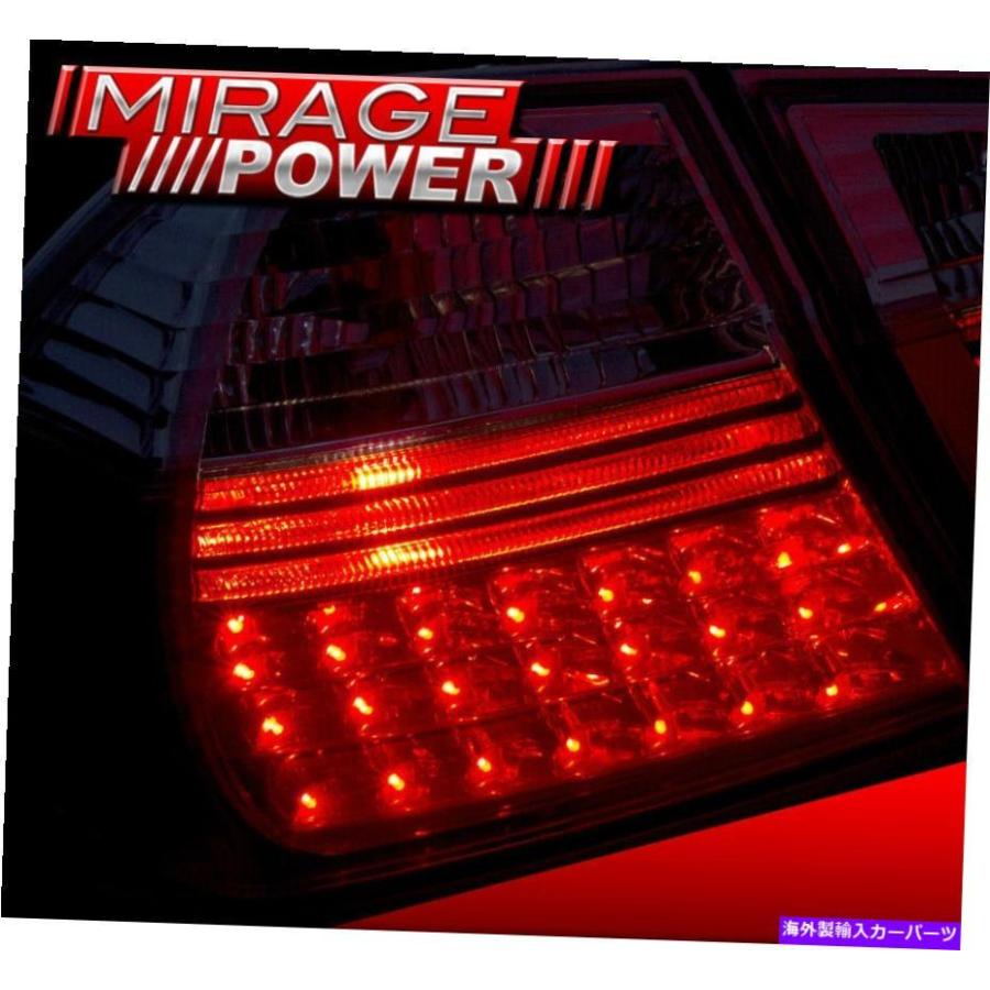 USテールライト 06-08 BMW E90 323 325 328 330 4ドアスモークレッド 