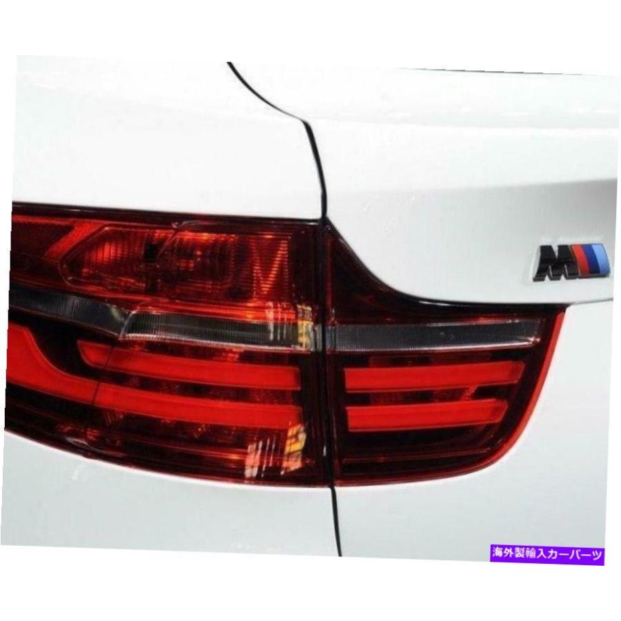 USテールライト 本物のOEM BMW X6 E71 E72ブラックラインLED LCI後期左