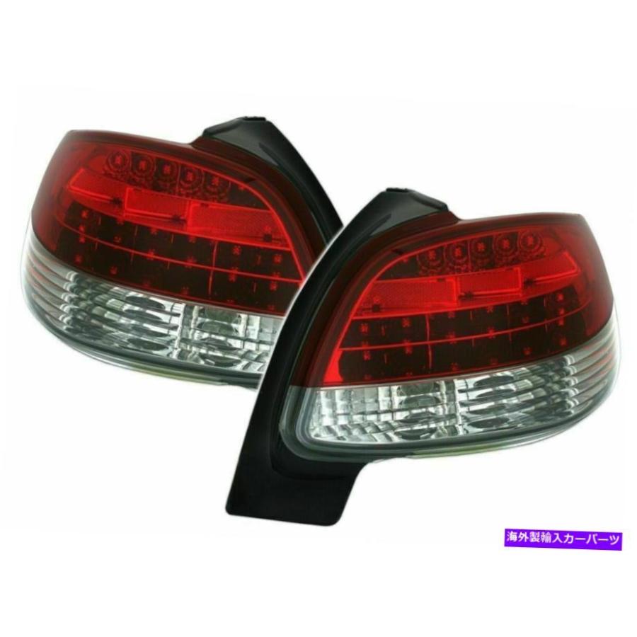 USテールライト Peugeot 206クリアLEDテールライトリアランプ8/998-7
