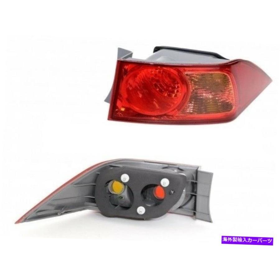 USテールライト ホンダアコードAcura TSX Taillightブーツリッド