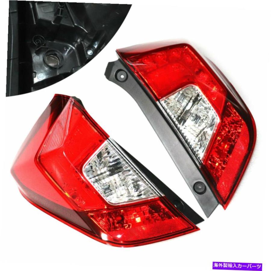 USテールライト ホンダフィットのための耐久のリアテールライト左右の