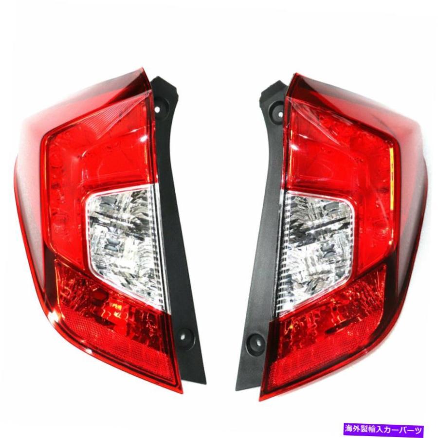 USテールライト ホンダフィットのための耐久のリアテールライト左右の